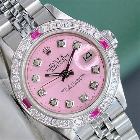 pink face rolex mens|women's Rolex pink face.